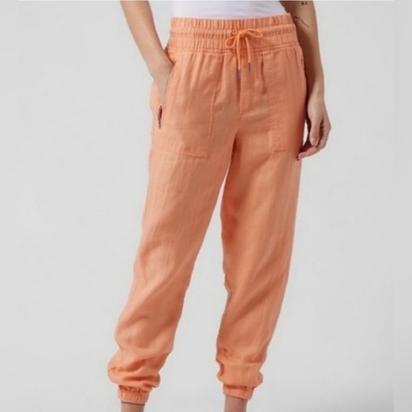 Athleta Linen Joggers - Picture 1 of 8